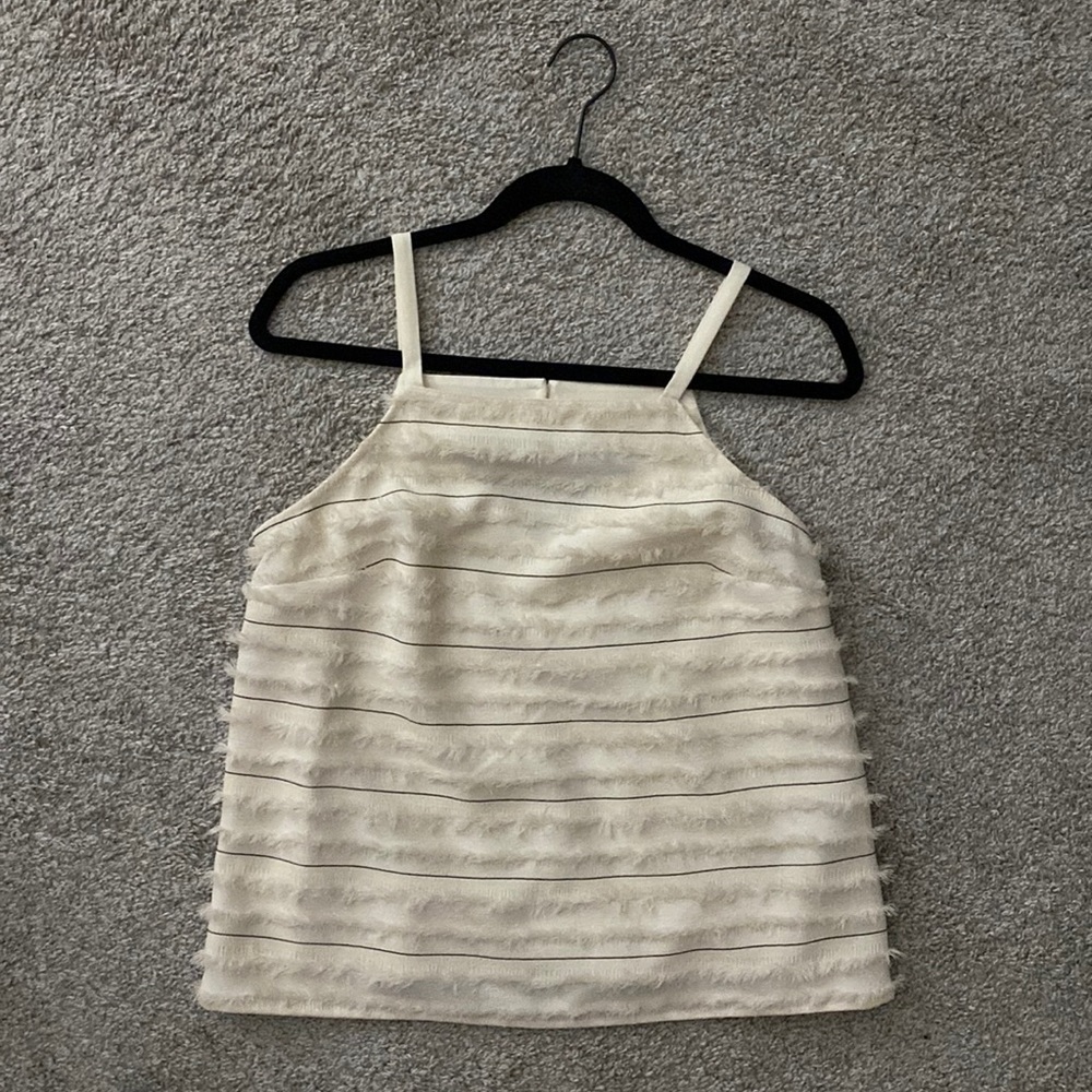 Anthropologie eyelash detailed blouse